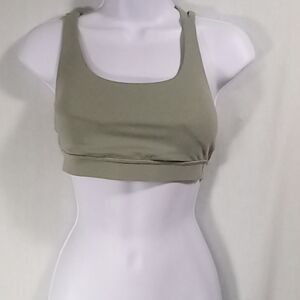 Lululemon Sage Green Energy Medium Support Bra Size 6